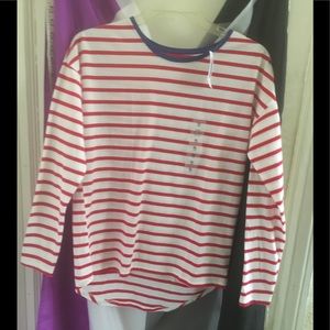 NWT Old Navy Long Sleeved Striped Shirt XL